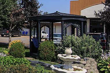 Gazebo at Motel Roberval