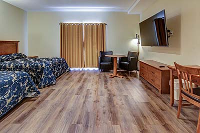 Grande chambre du Motel Roberval